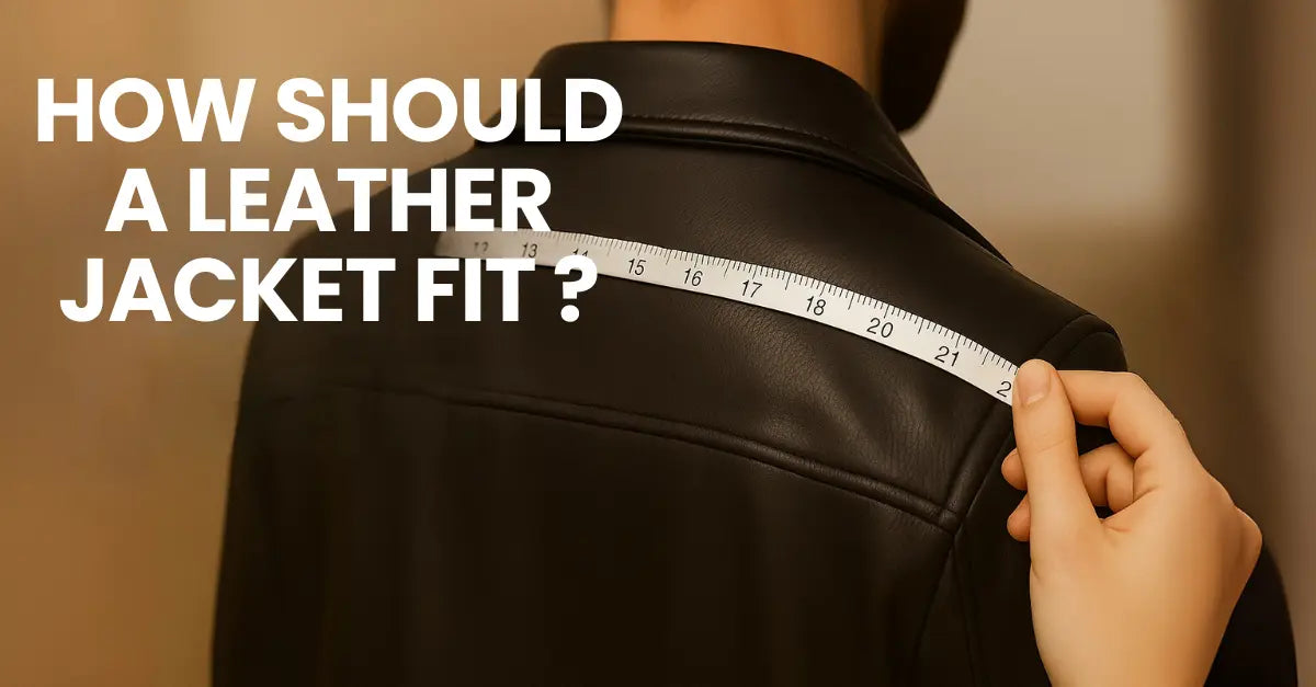 How Should a Leather Jacket Fit? A Complete Style & Comfort Guide
