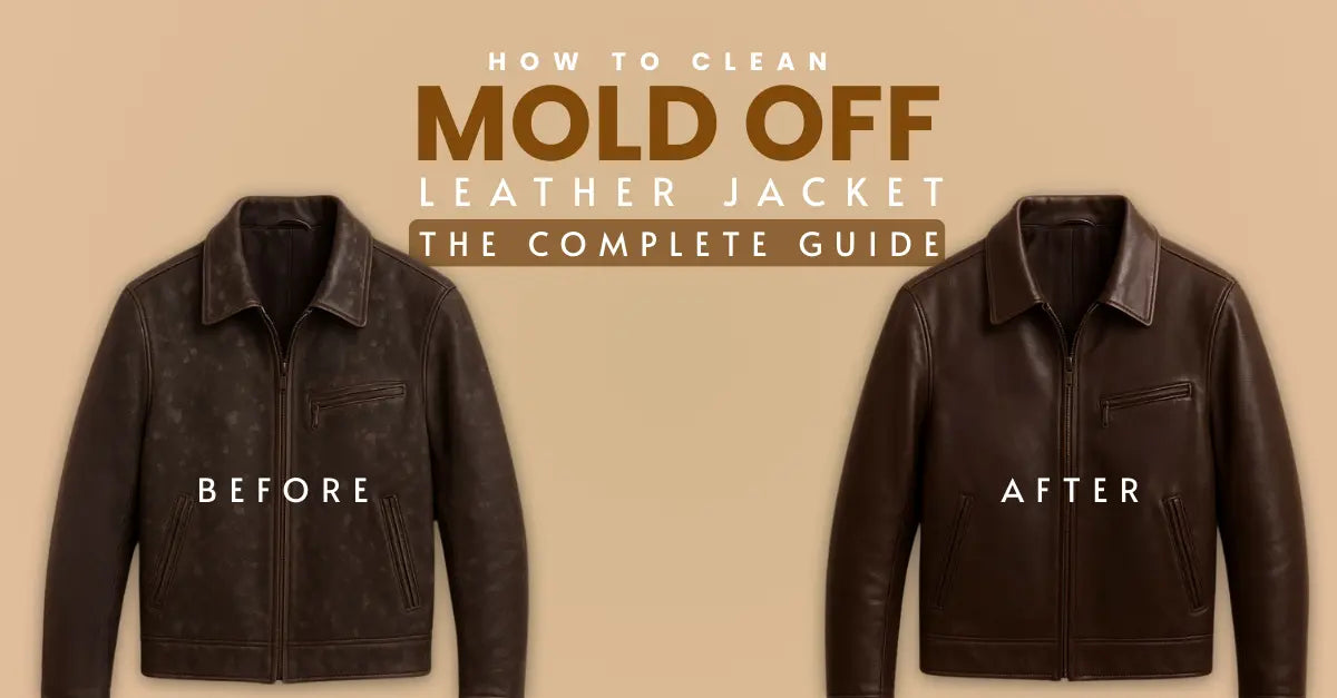 How to Clean Mold off Leather Jacket in Easy Way – Bovshe’s Care Guide