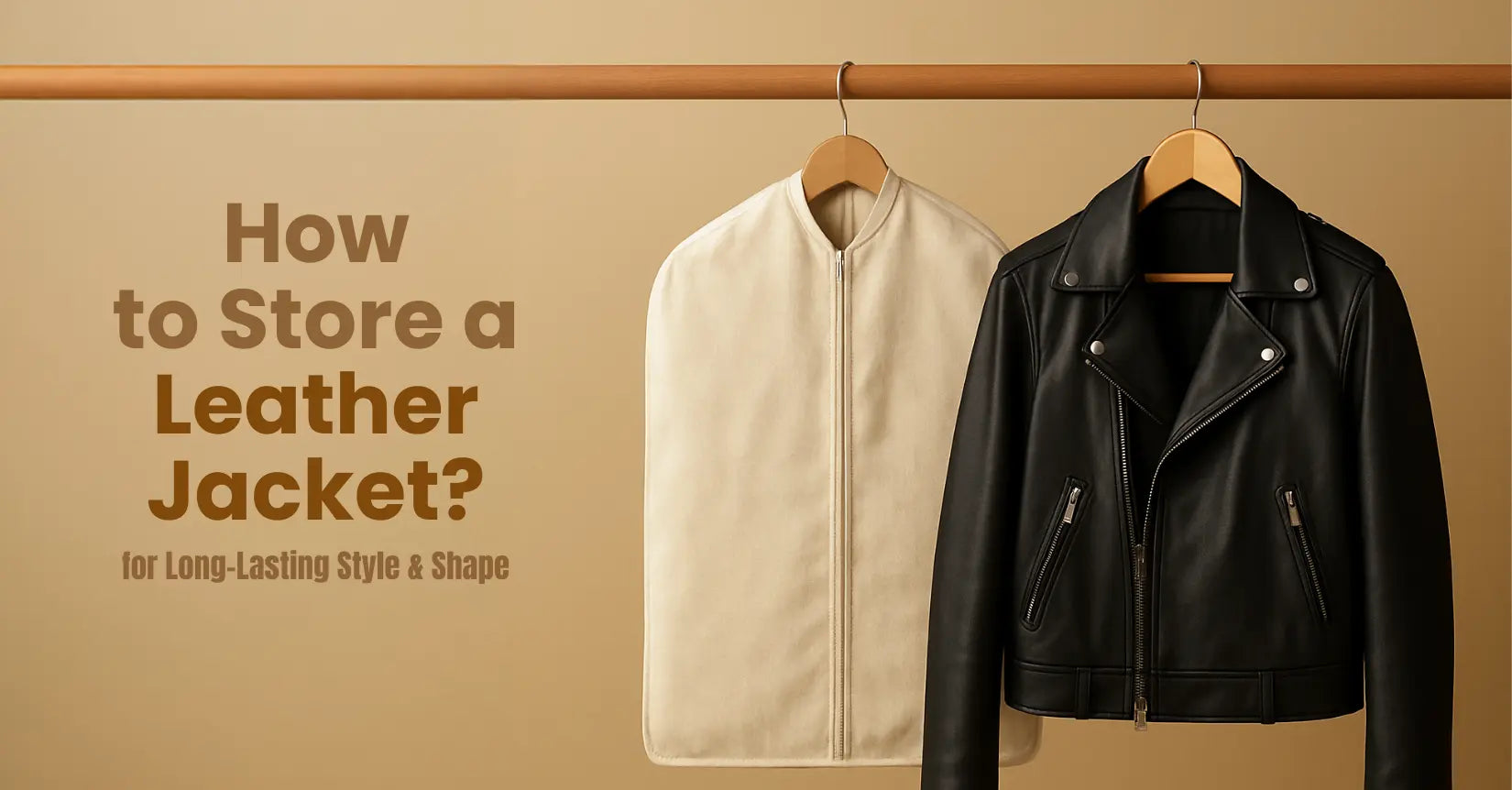 How to Store a Leather Jacket for Long-Lasting Style & Shape