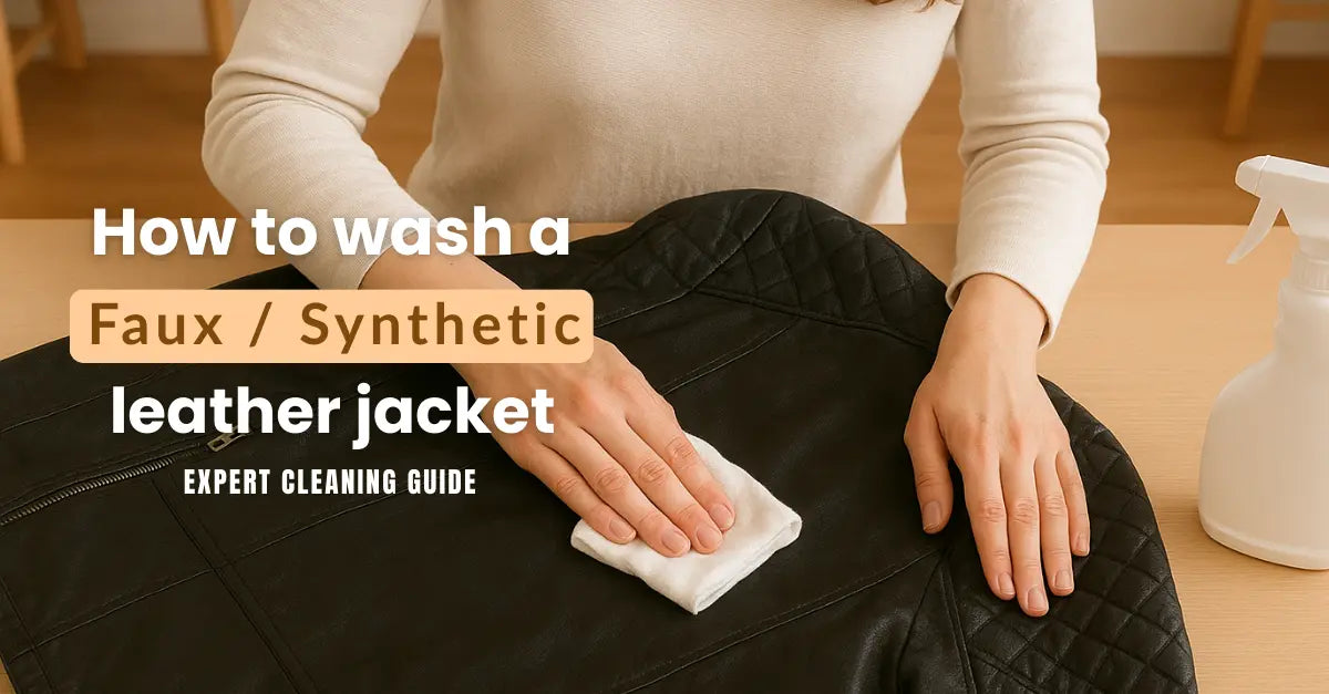 How to wash faux/synthetic leather jackets: Expert Care Guide