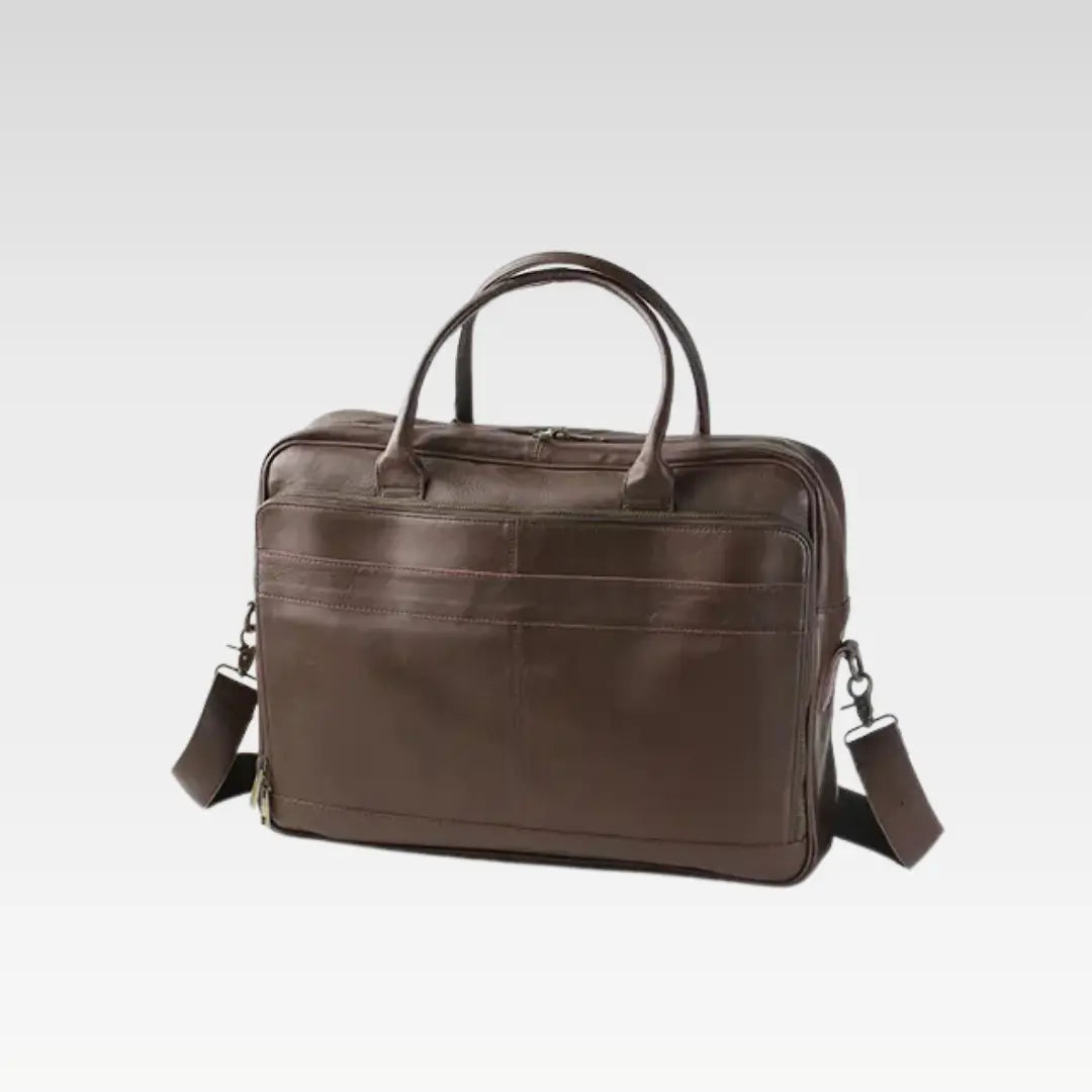 Maroon Executive Leather Pro Laptop Bag