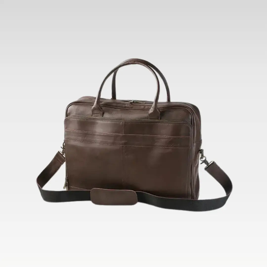 Maroon Executive Leather Pro Laptop Bag