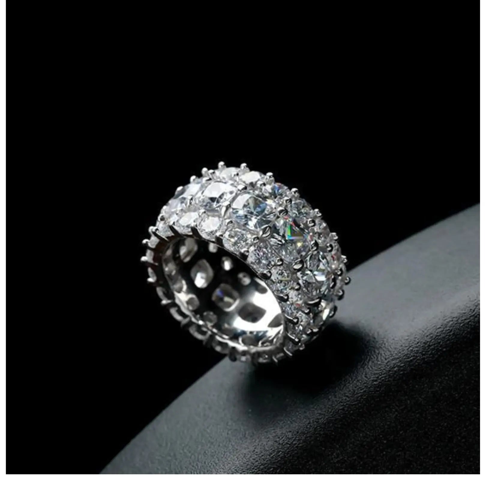 Eternity Cushion Cut Wedding Band Eternity Band