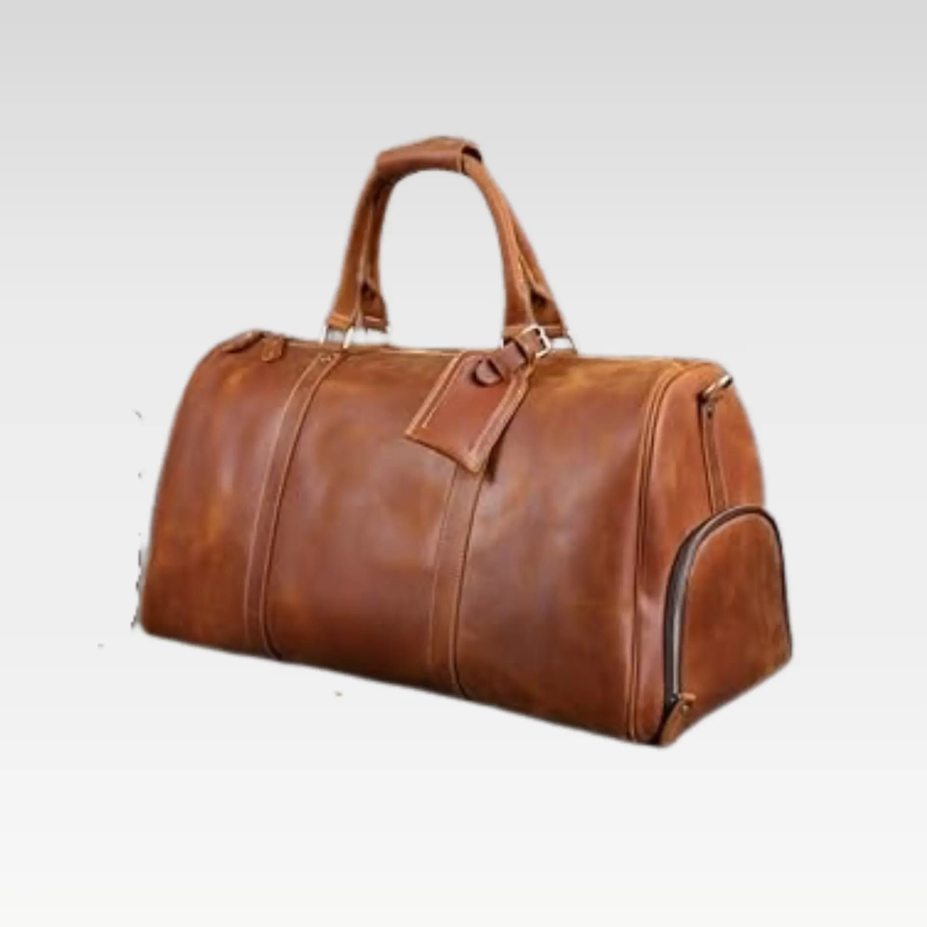 Premium Leather Duffel Bag