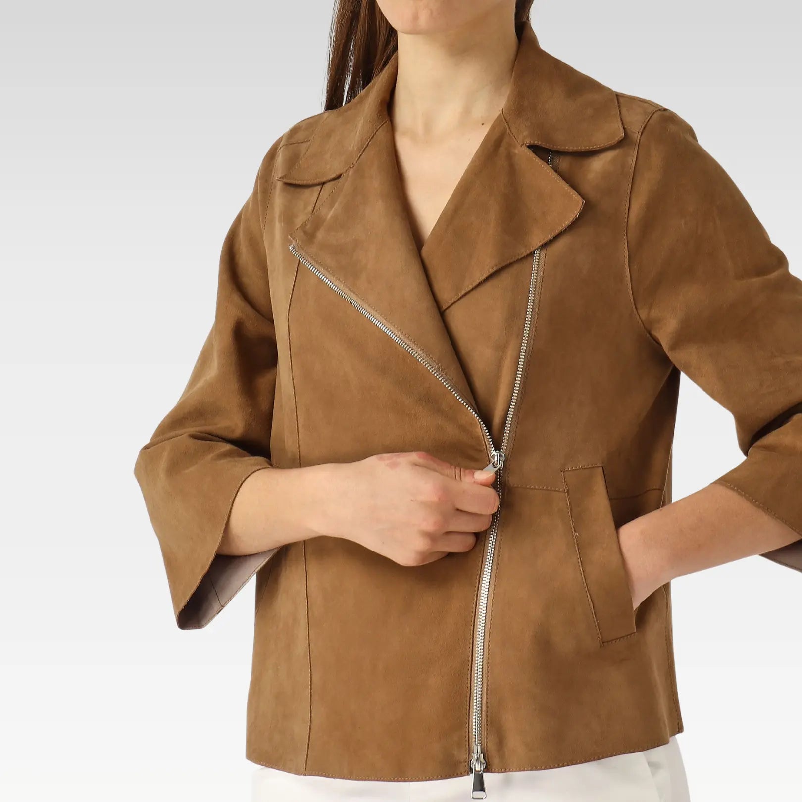 The Gaia Women’s Suede Jacket