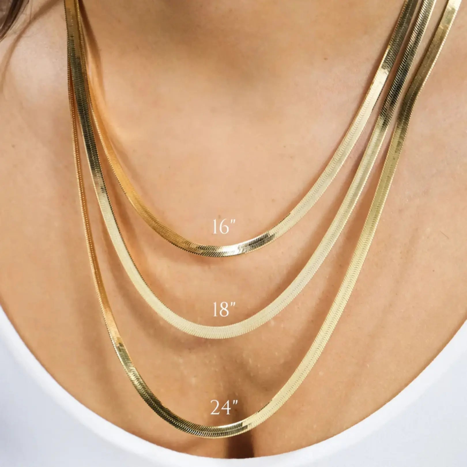 Sterling Silver Herringbone Chain