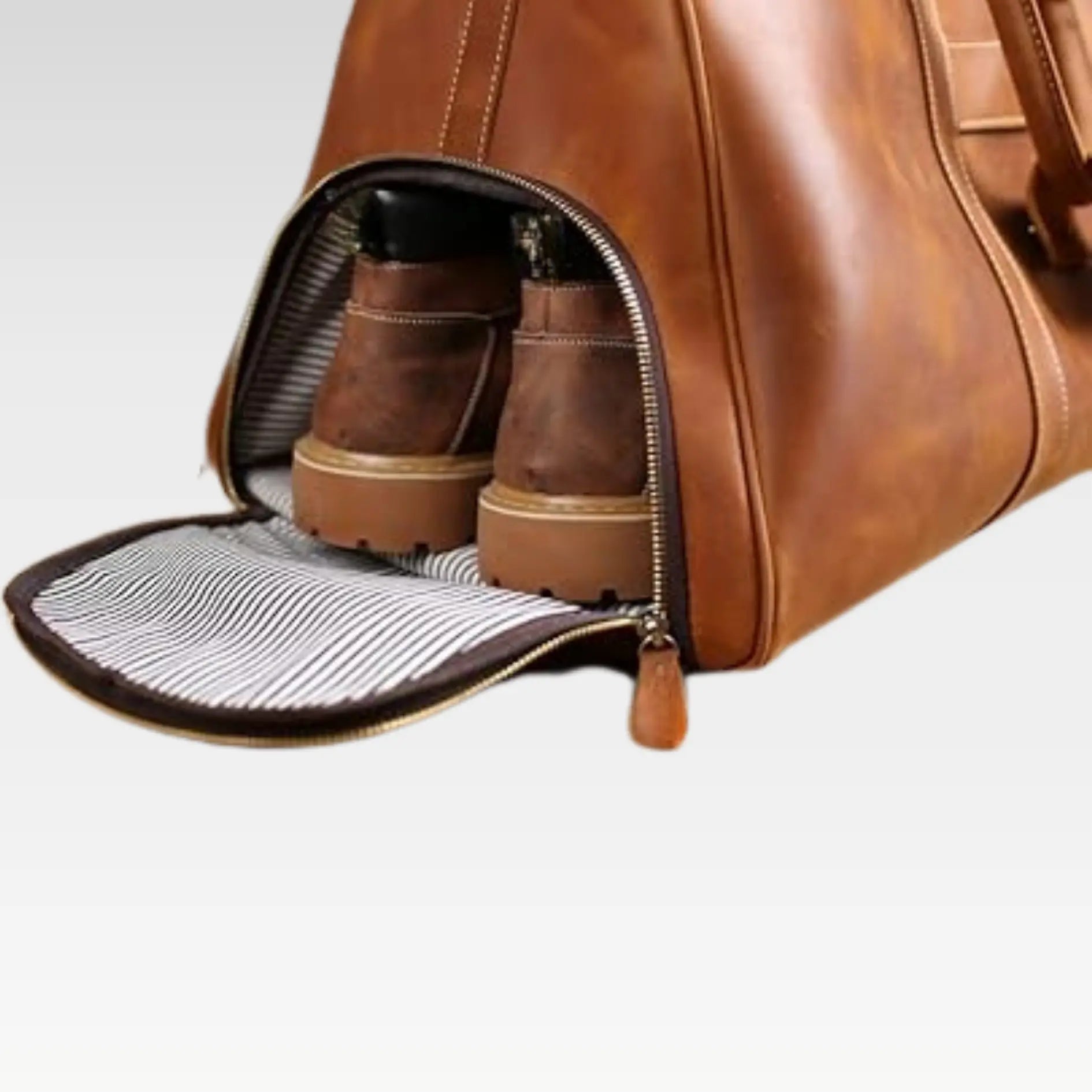 Premium Leather Duffel Bag