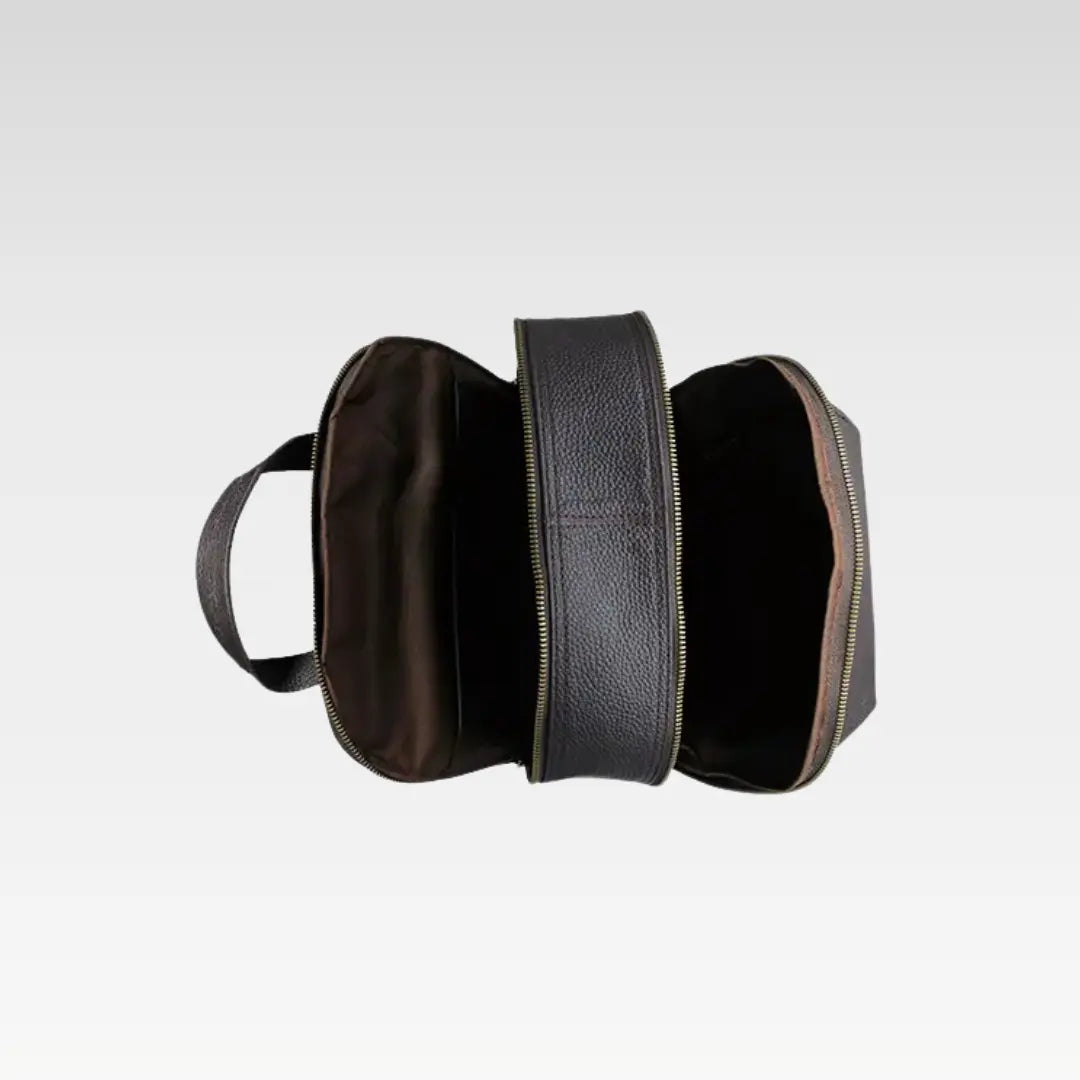 Midnight Brown Premium Leather Backpack Stylish & Durable