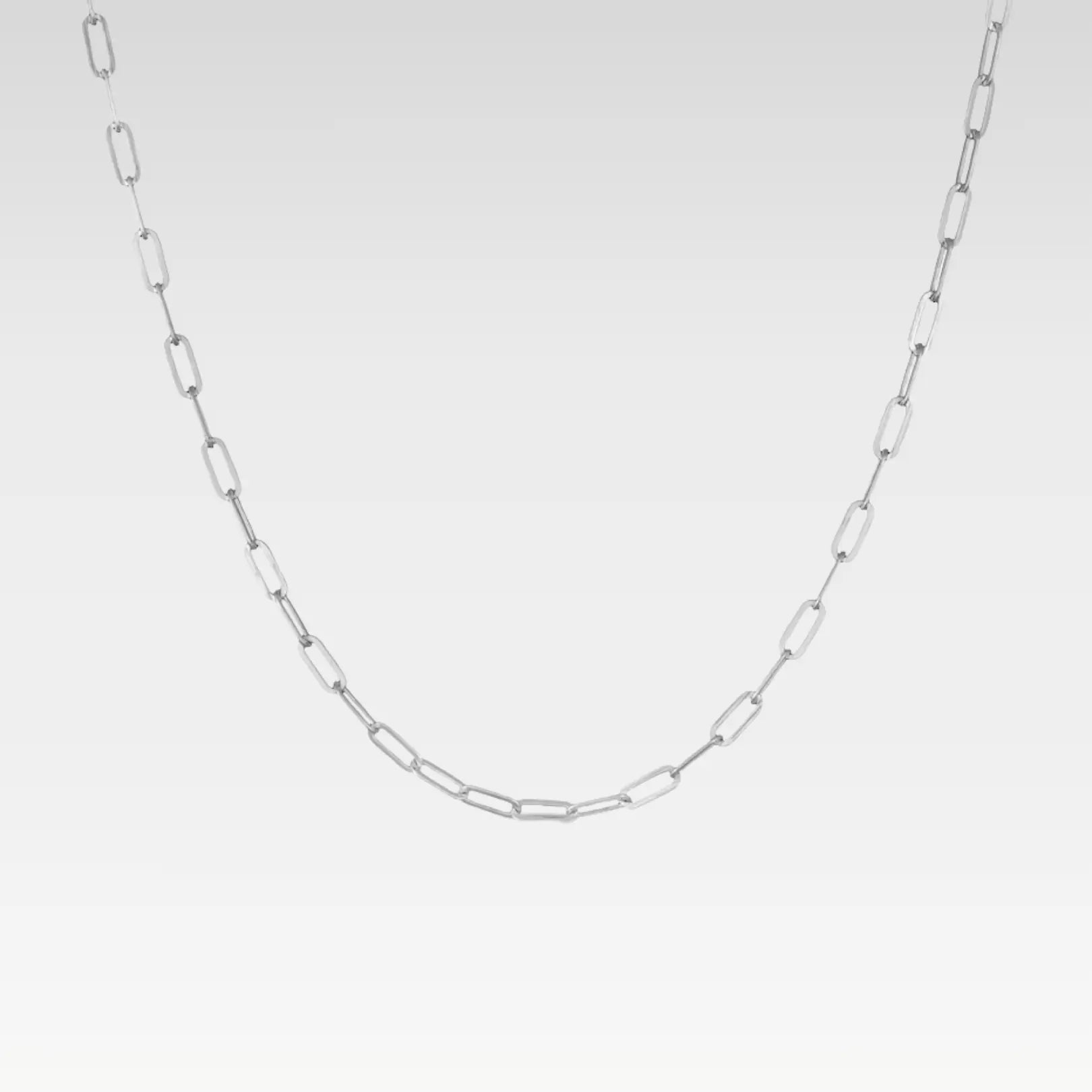 Adjustable Mirror Popcorn Chain Necklace