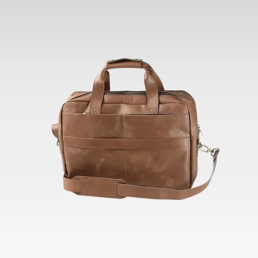 Classic Brown Timeless Crazy Horse Leather Bag