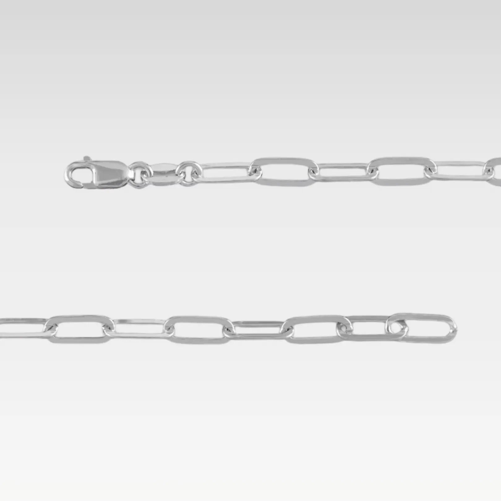 Adjustable Mirror Popcorn Chain Necklace