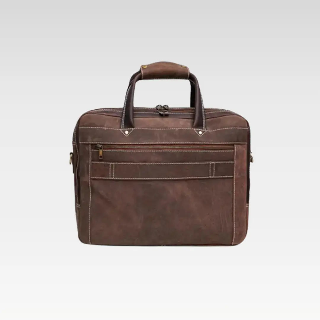 Maroon Executive Leather Pro Laptop Bag