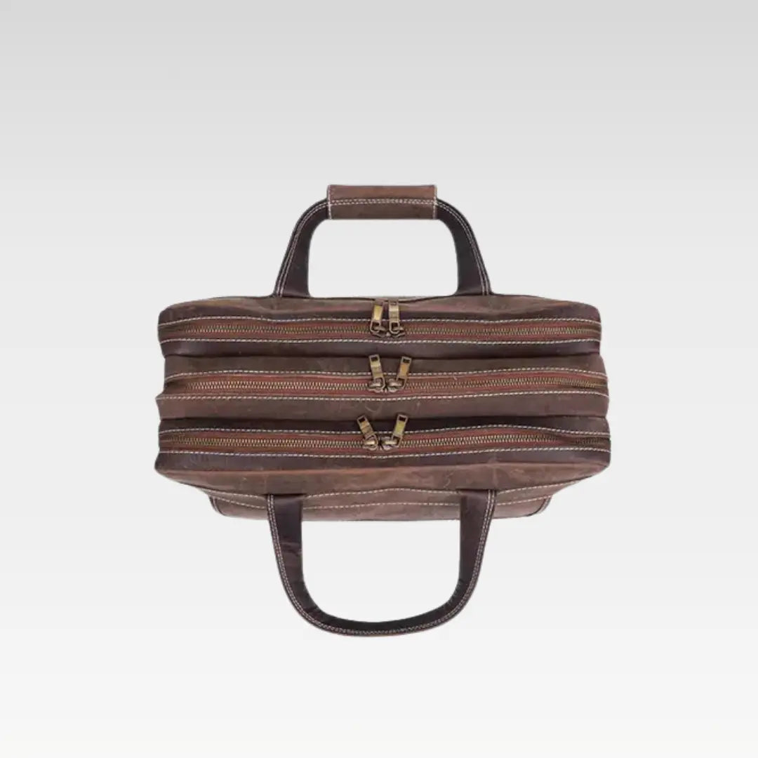 Maroon Executive Leather Pro Laptop Bag