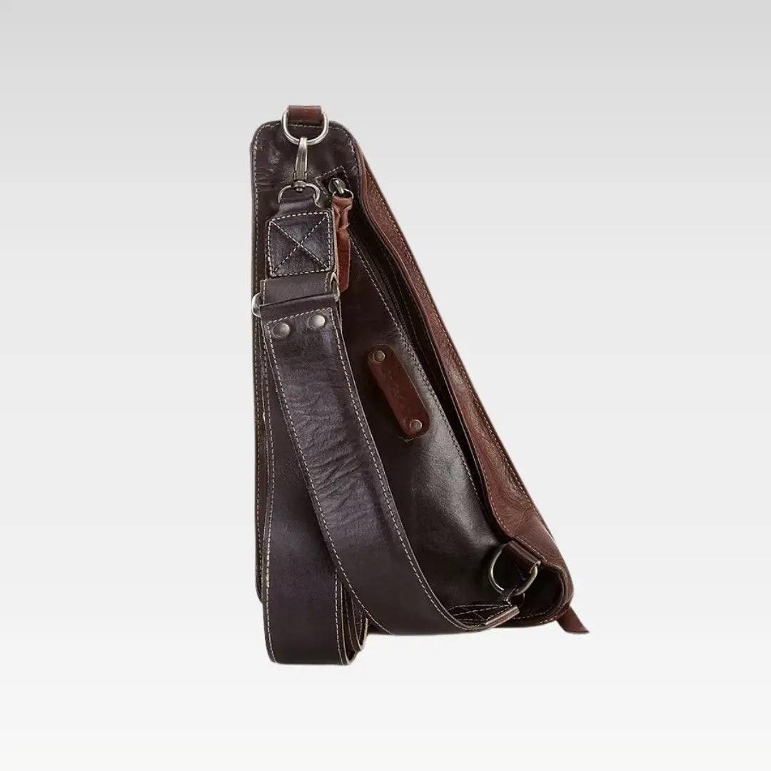 Adept Leather Sling Crossbody Bag
