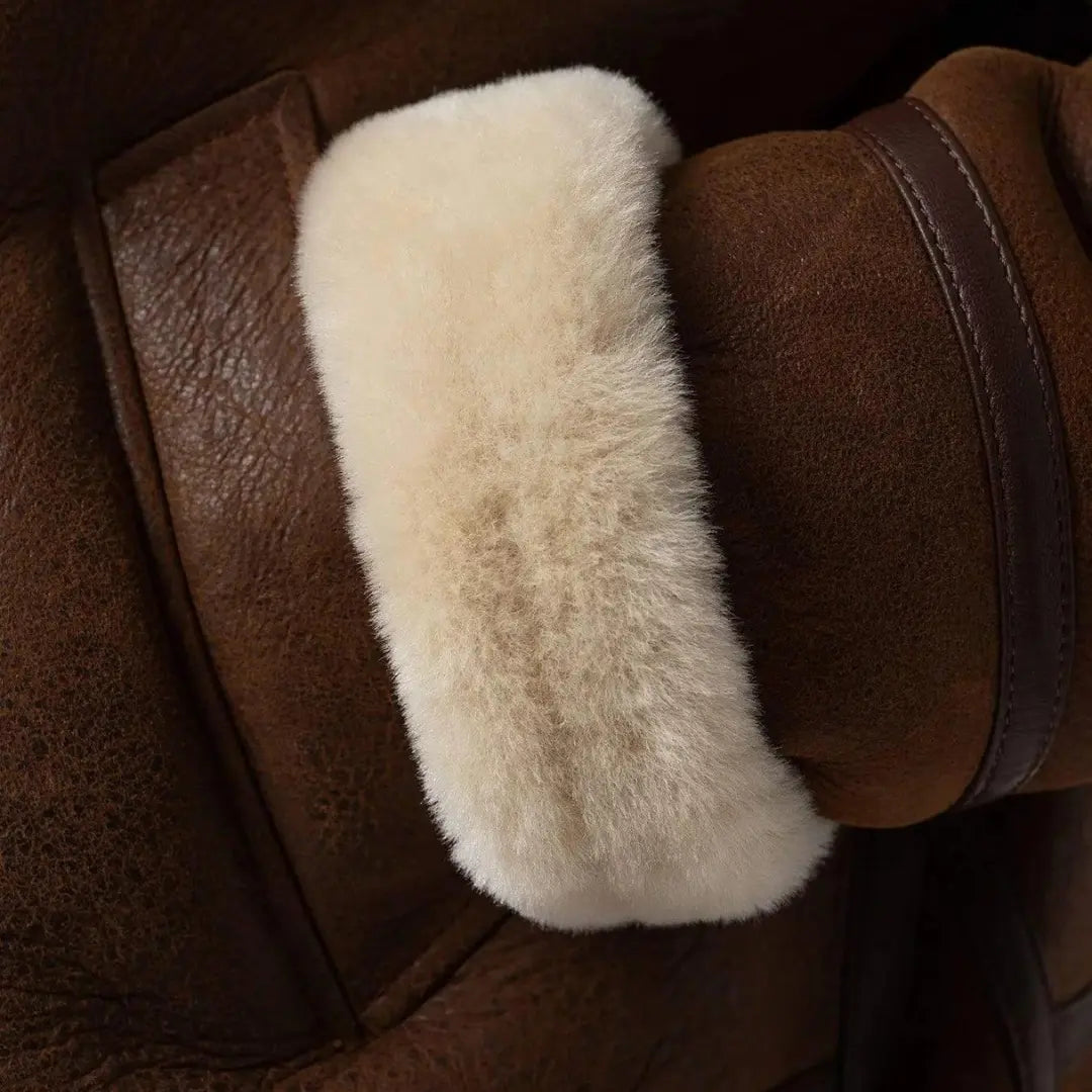 Amelia Aviator Jacket - Brown