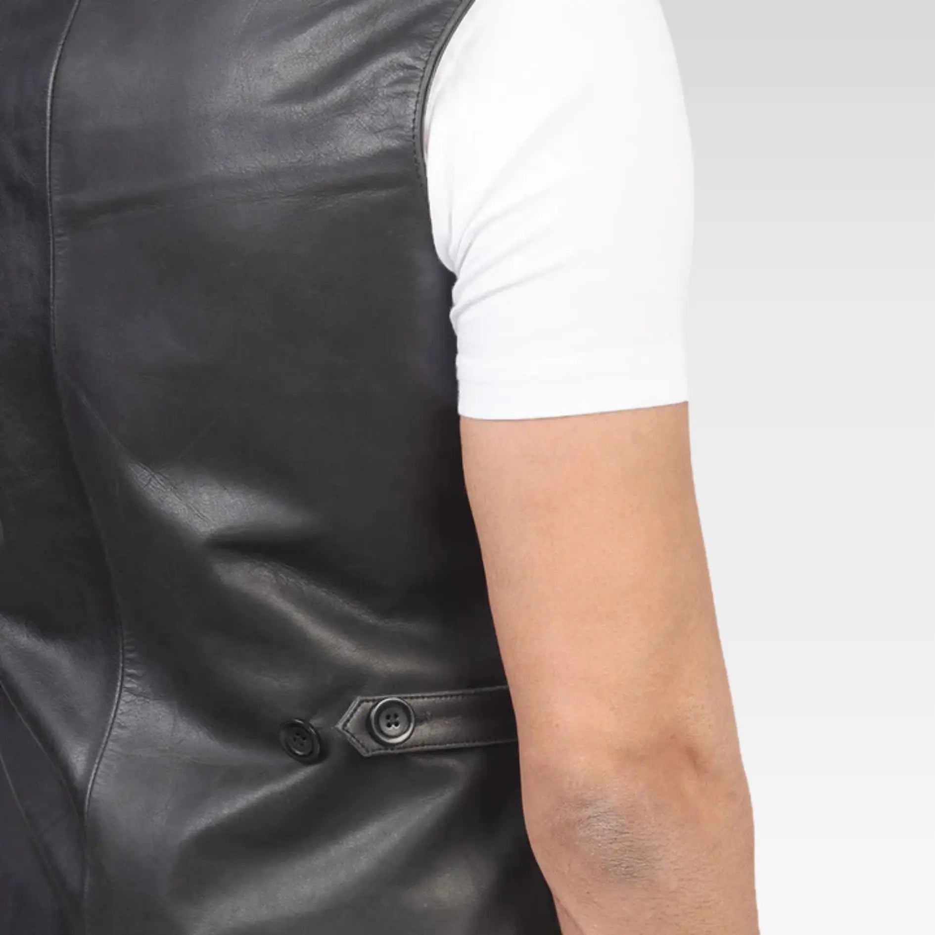 Auden Brown Leather Vest