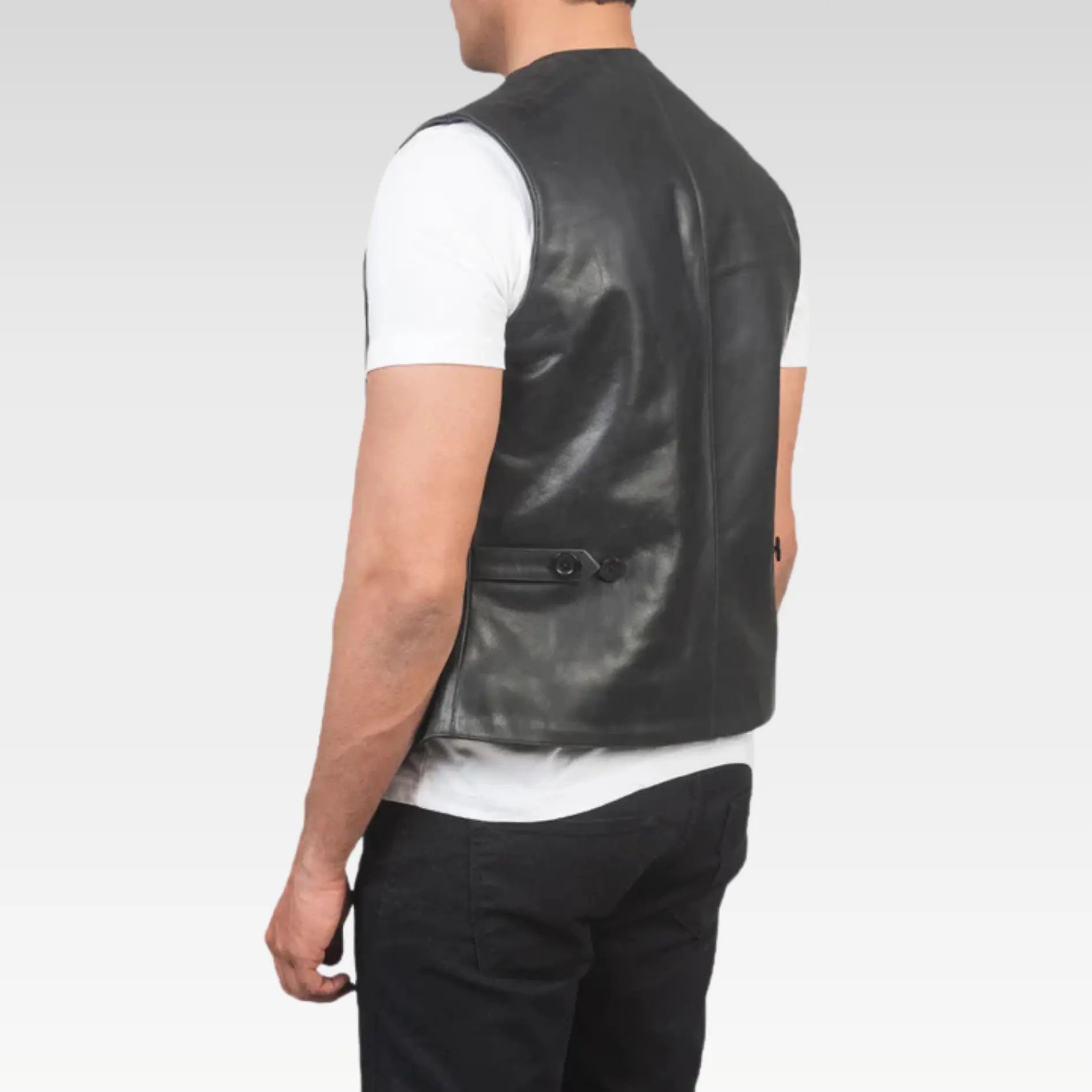 Auden Brown Leather Vest