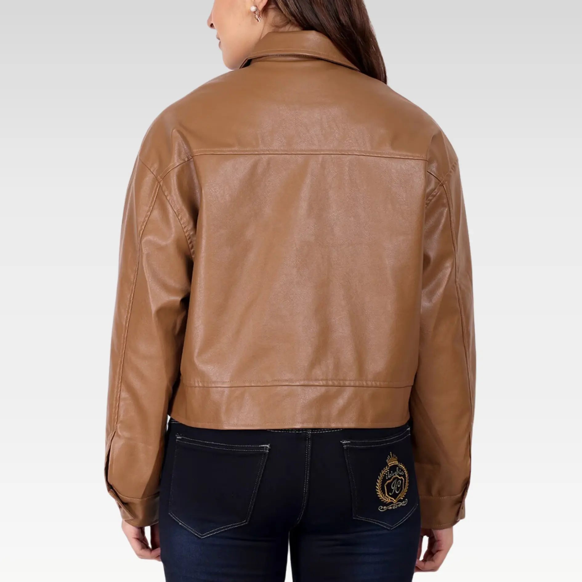 Biker Jacket with Flap Pocket