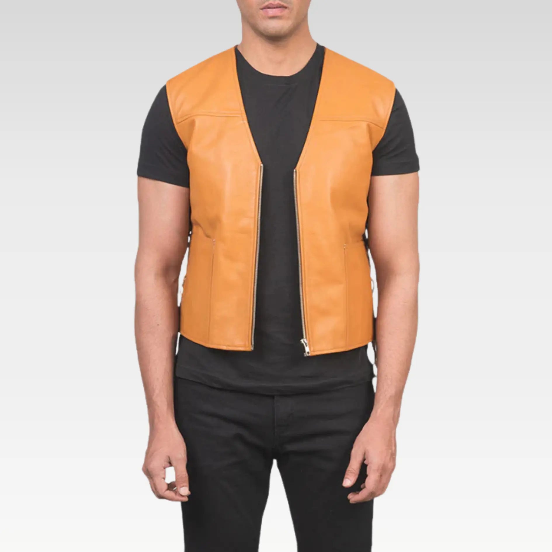 Brandon Leather Vest