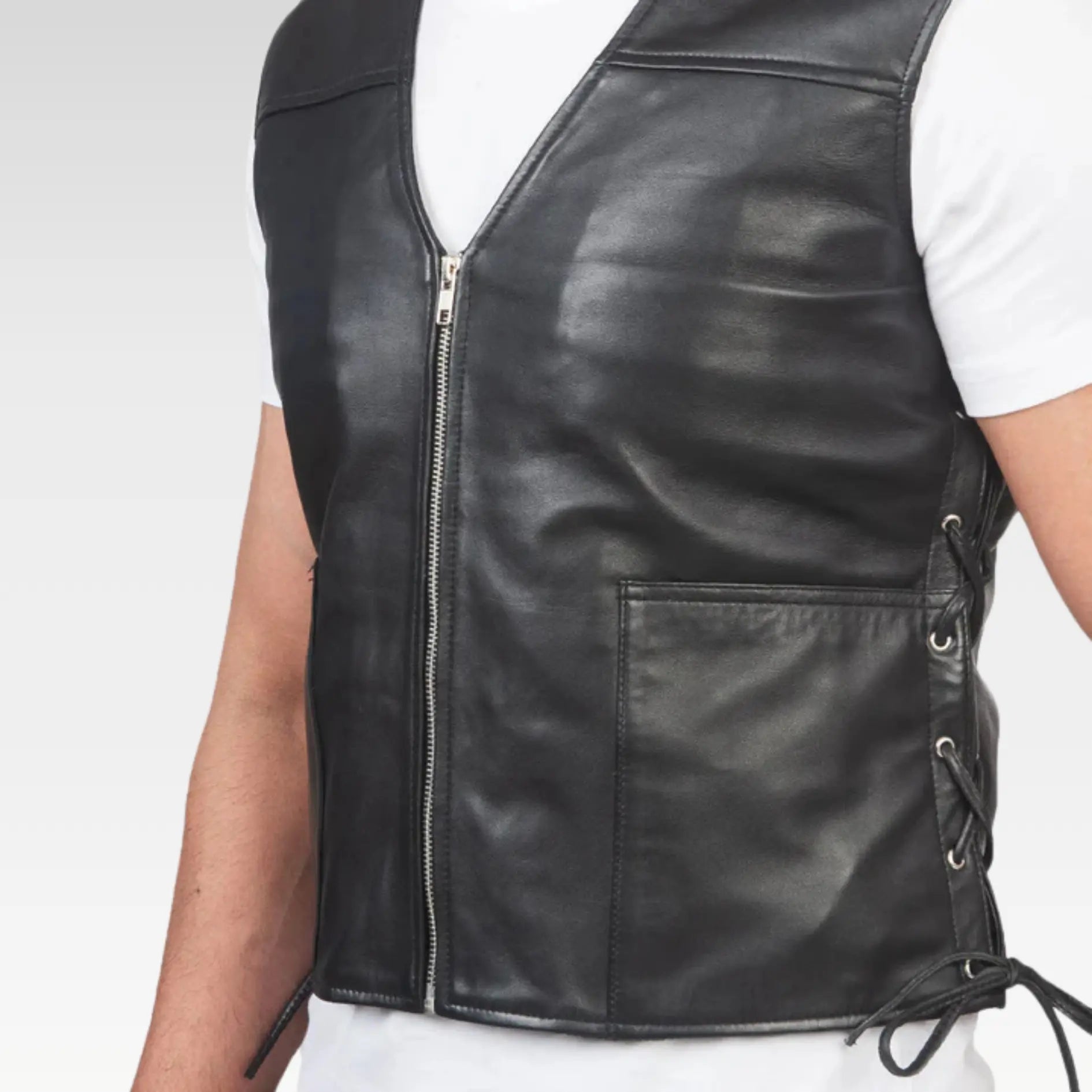 Brandon Leather Vest