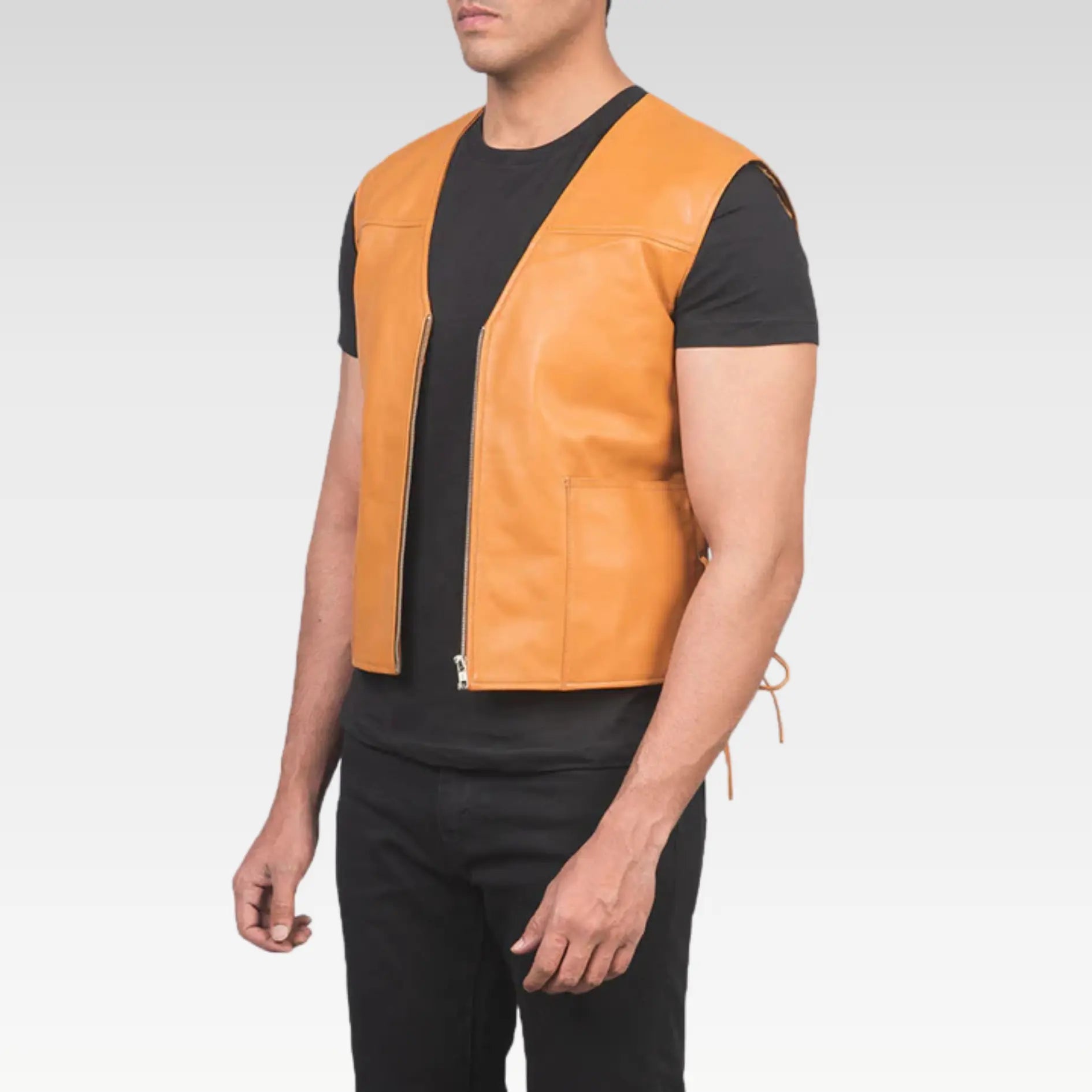Brandon Leather Vest