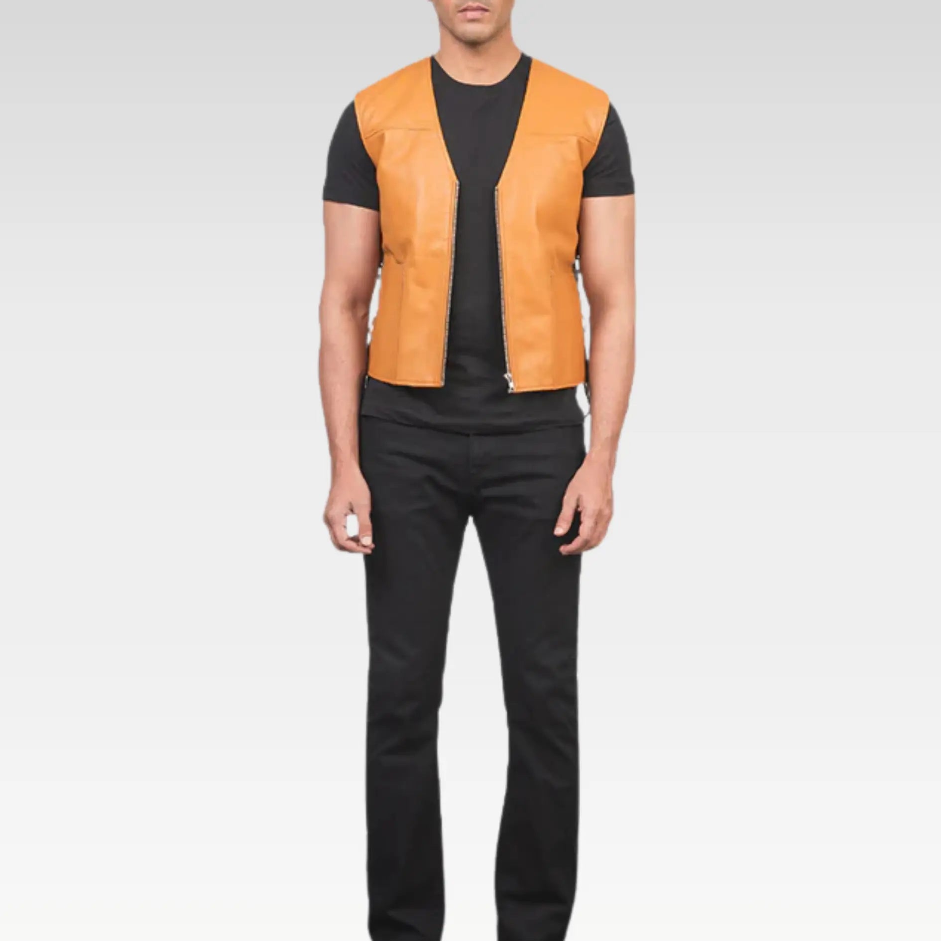 Brandon Leather Vest