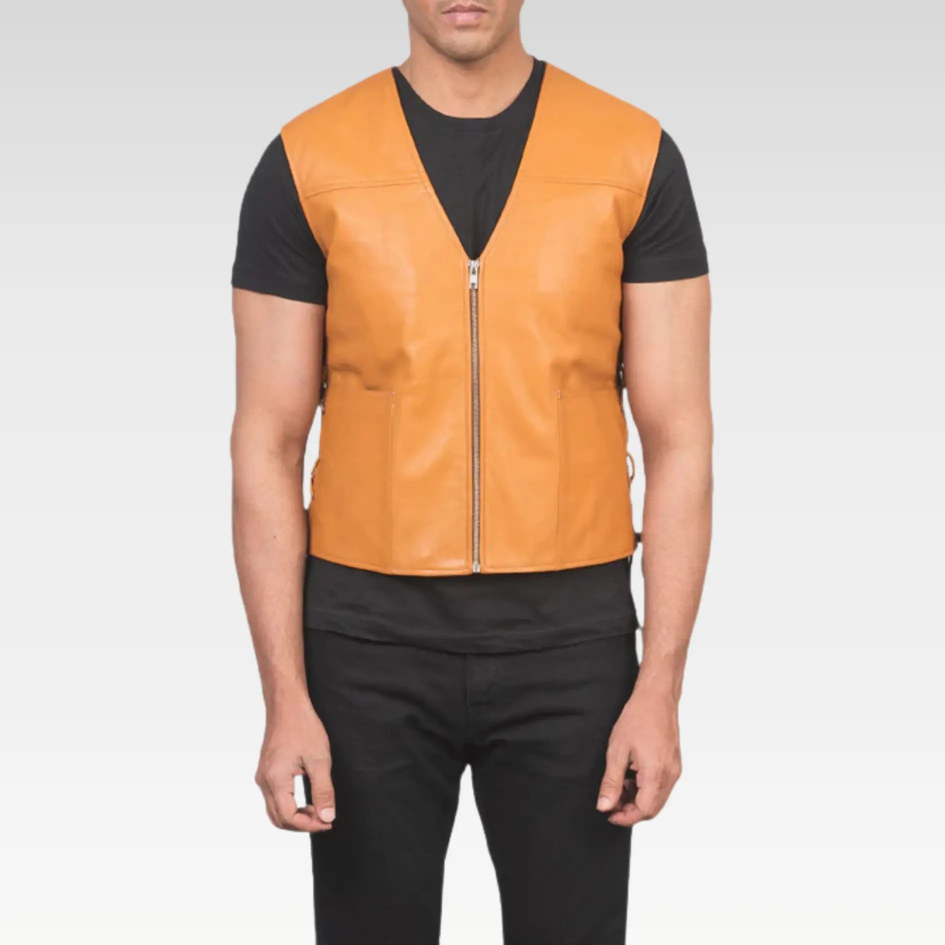 Brandon Leather Vest