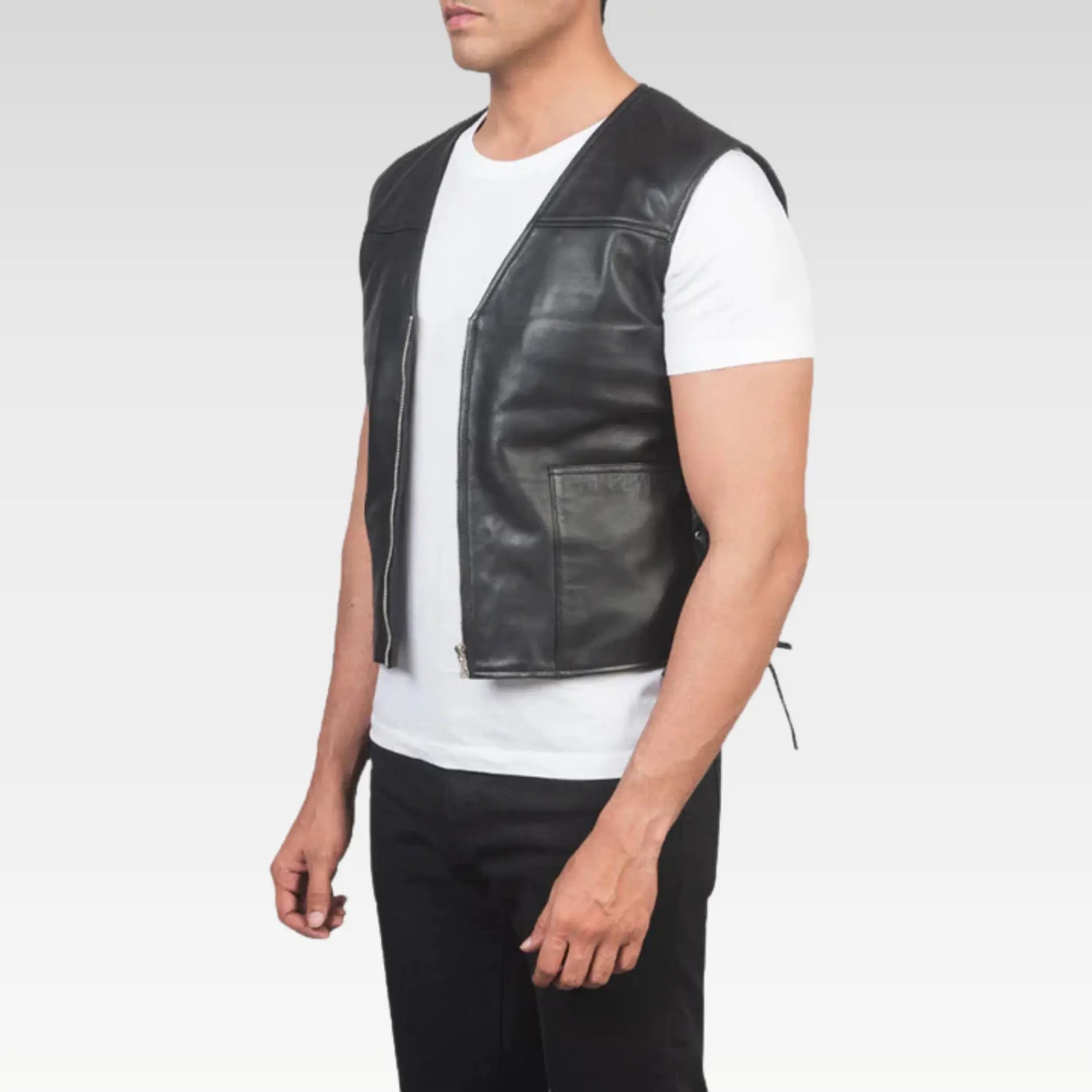 Brandon Leather Vest