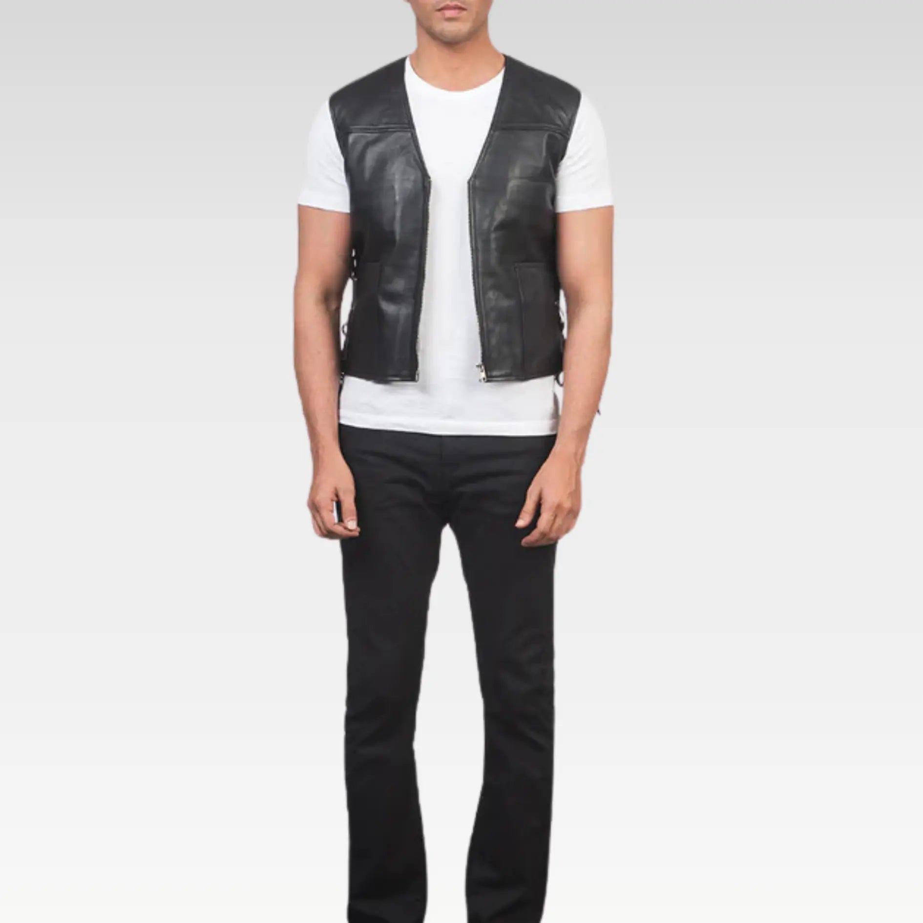 Brandon Leather Vest