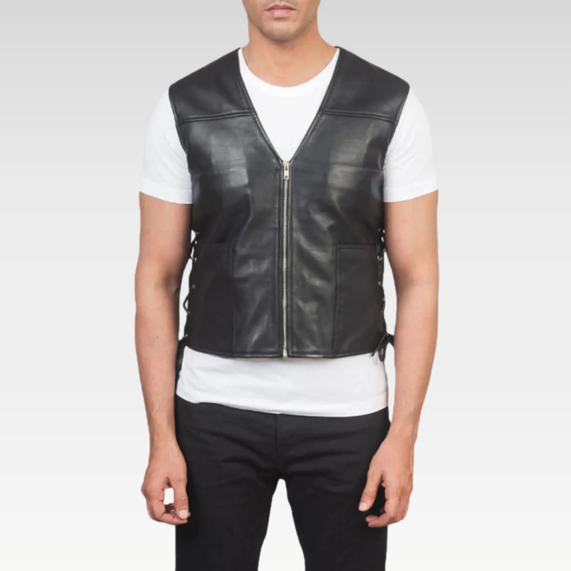 Brandon Leather Vest