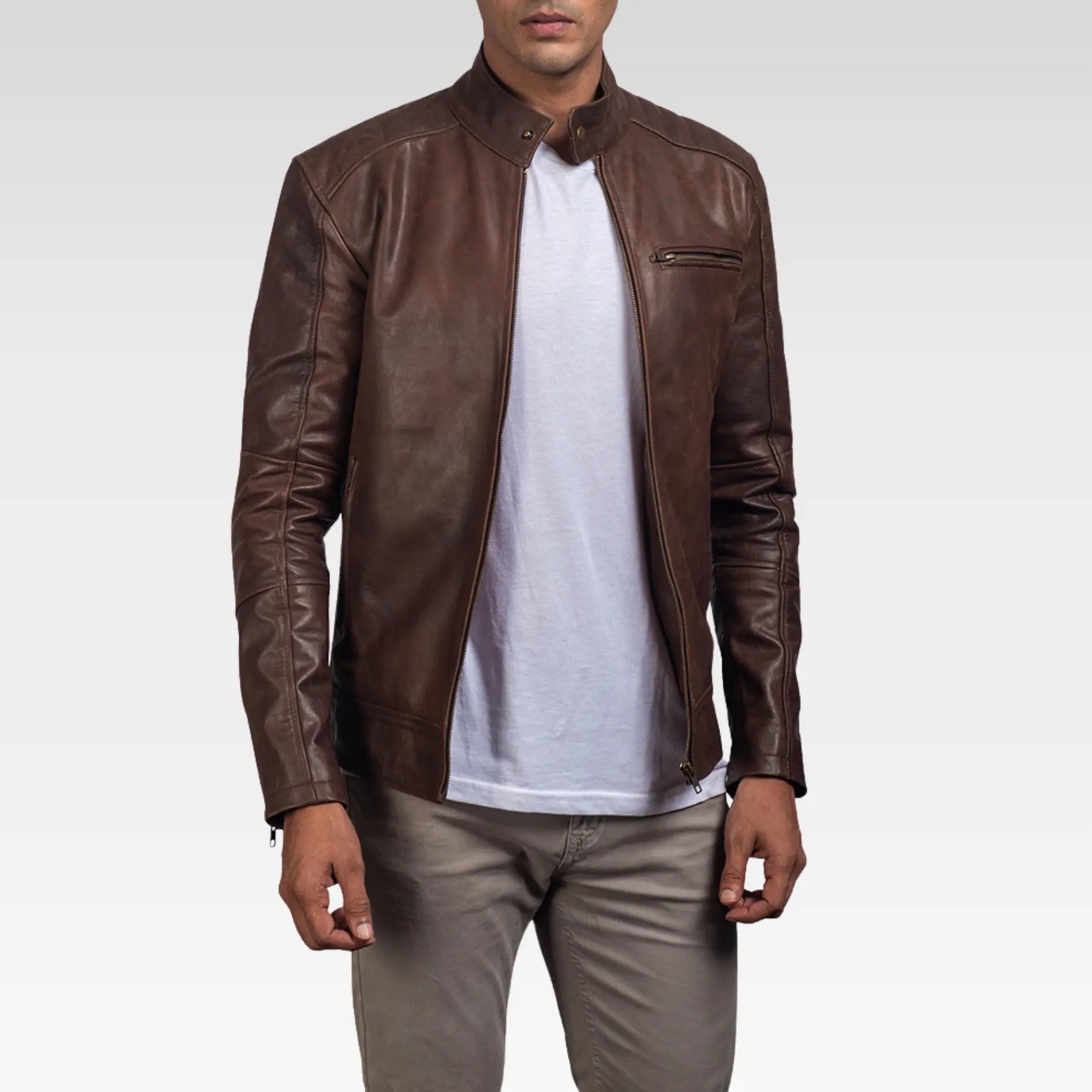 Dean Leather Biker Jacket