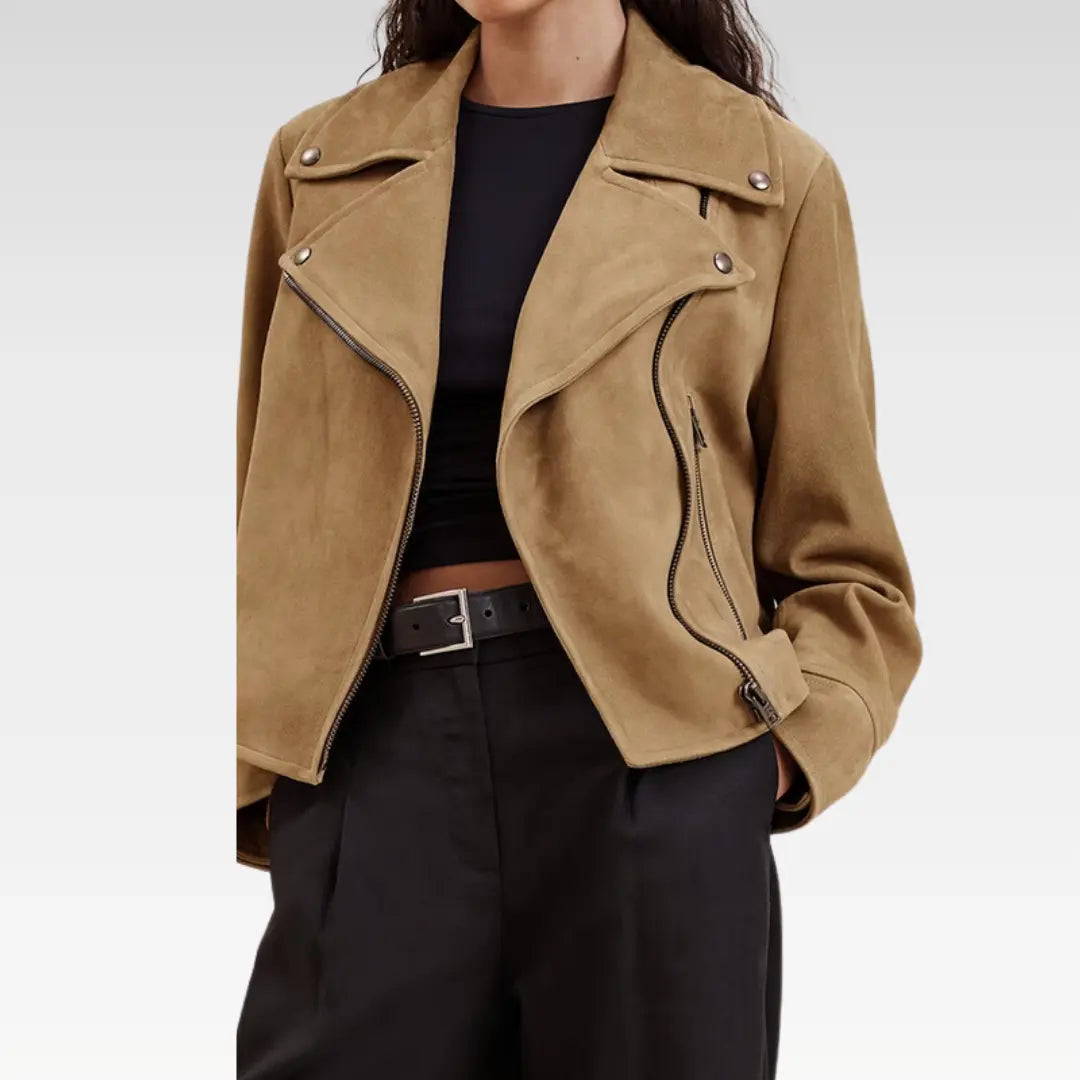 ENOLA SUEDE MOTO JACKET