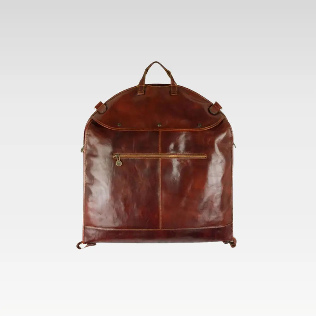Full Grain Italian Leather Garment / Suit Bag
