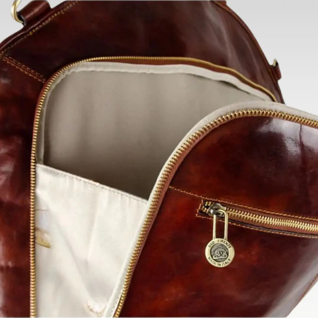 Full Grain Italian Leather Garment / Suit Bag