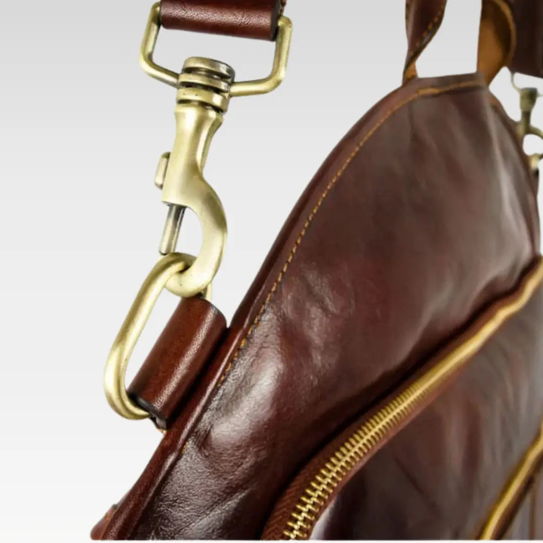 Full Grain Italian Leather Garment / Suit Bag