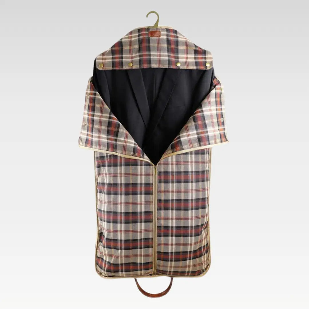 Full Grain Italian Leather Garment / Suit Duffel Bag