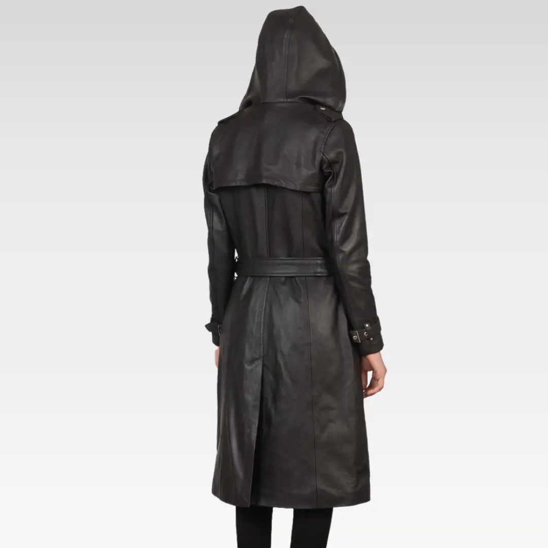 Fixon Hooded Trench Coat