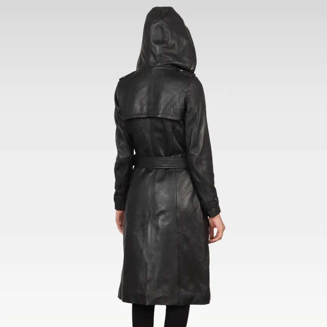 Fixon Hooded Trench Coat