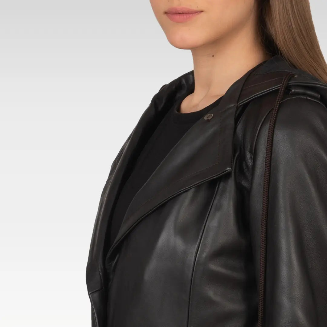 Fixon Hooded Trench Coat