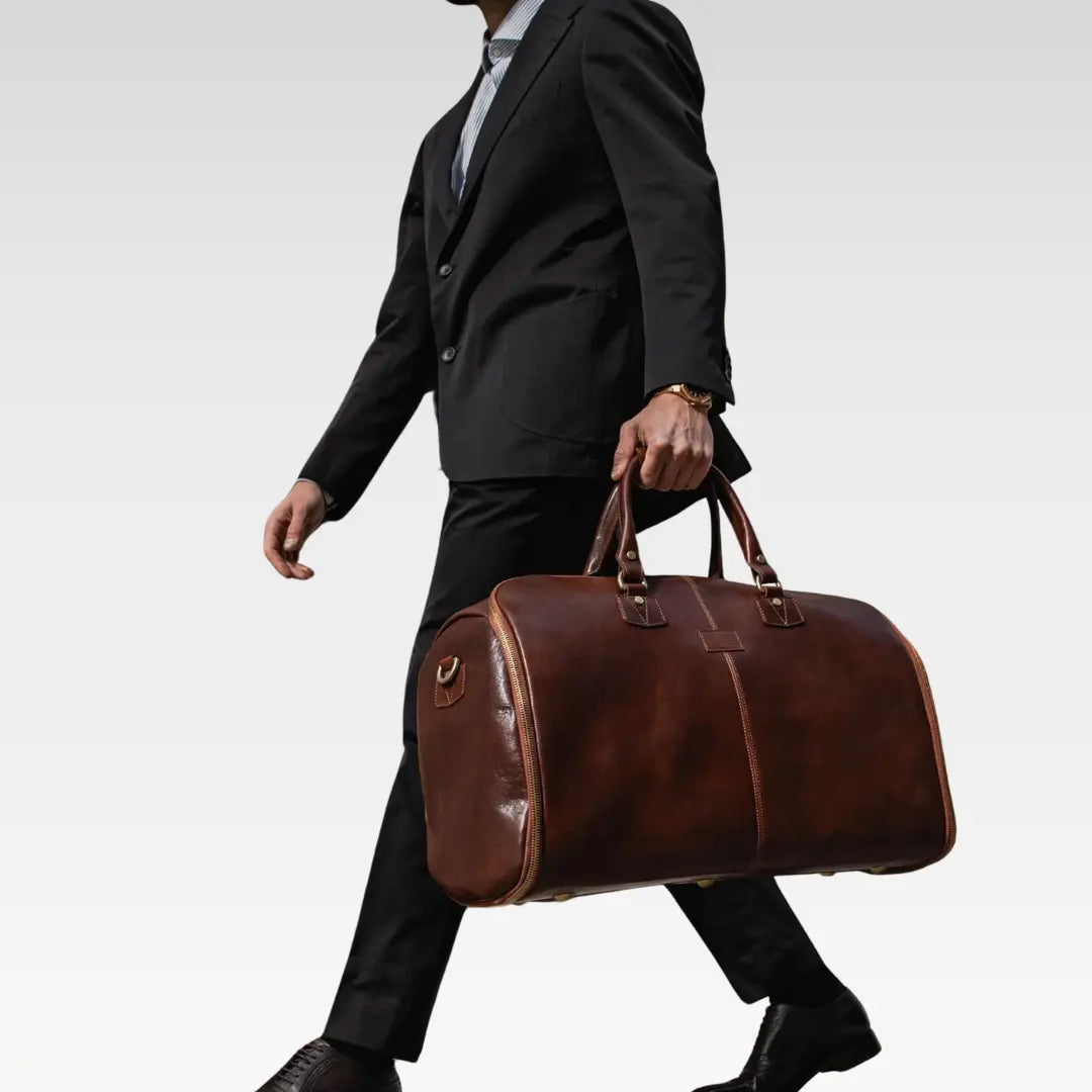 Grand Leather Garment Bag