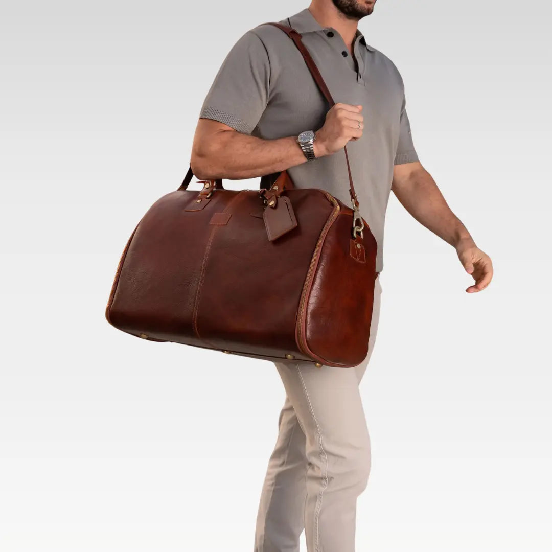 Grand Leather Garment Bag