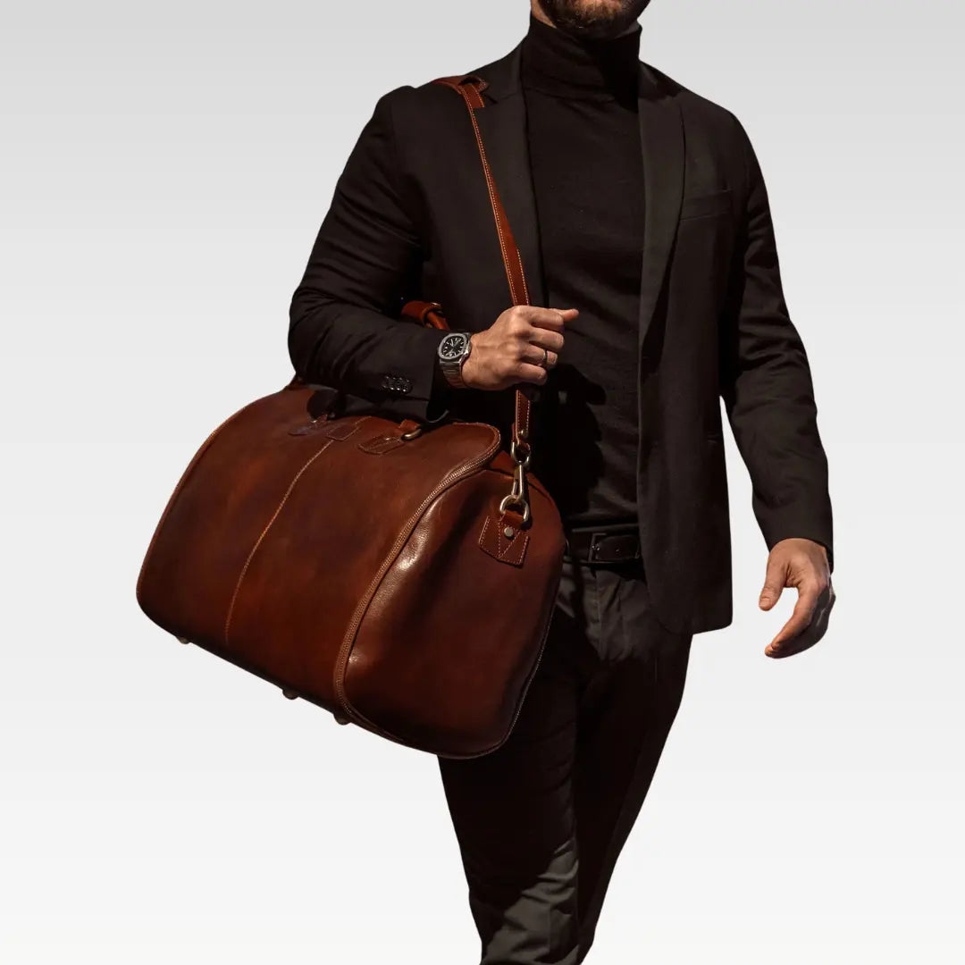 Grand Leather Garment Bag