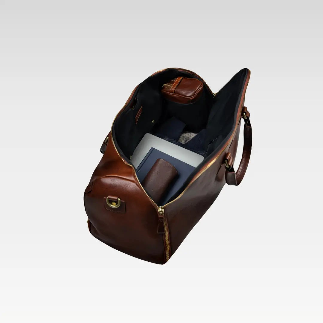 Grand Leather Garment Bag