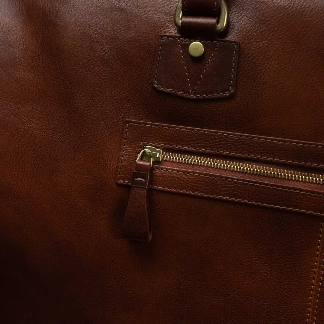 Grand Leather Garment Bag