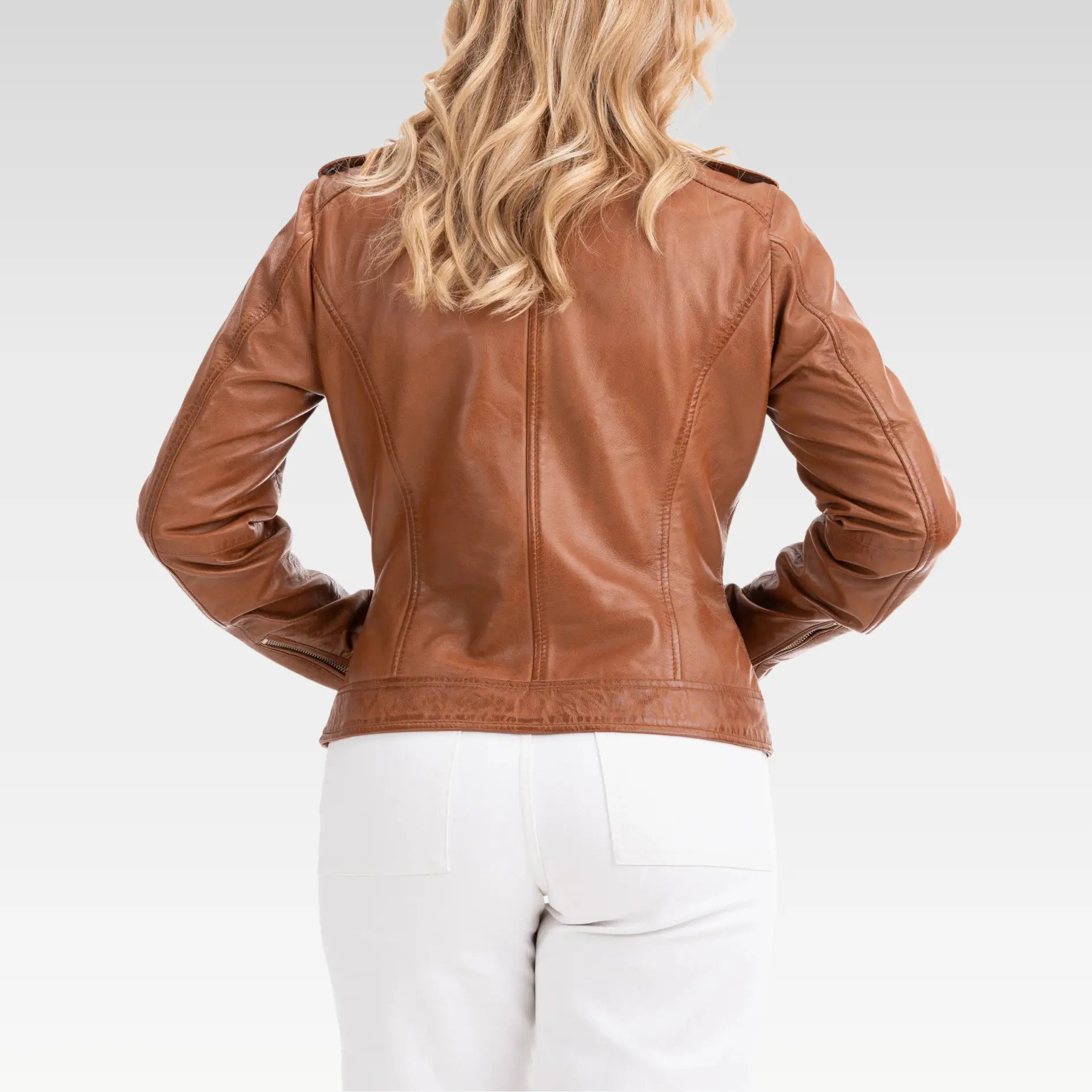Julia Women's Leather Biker Jacket