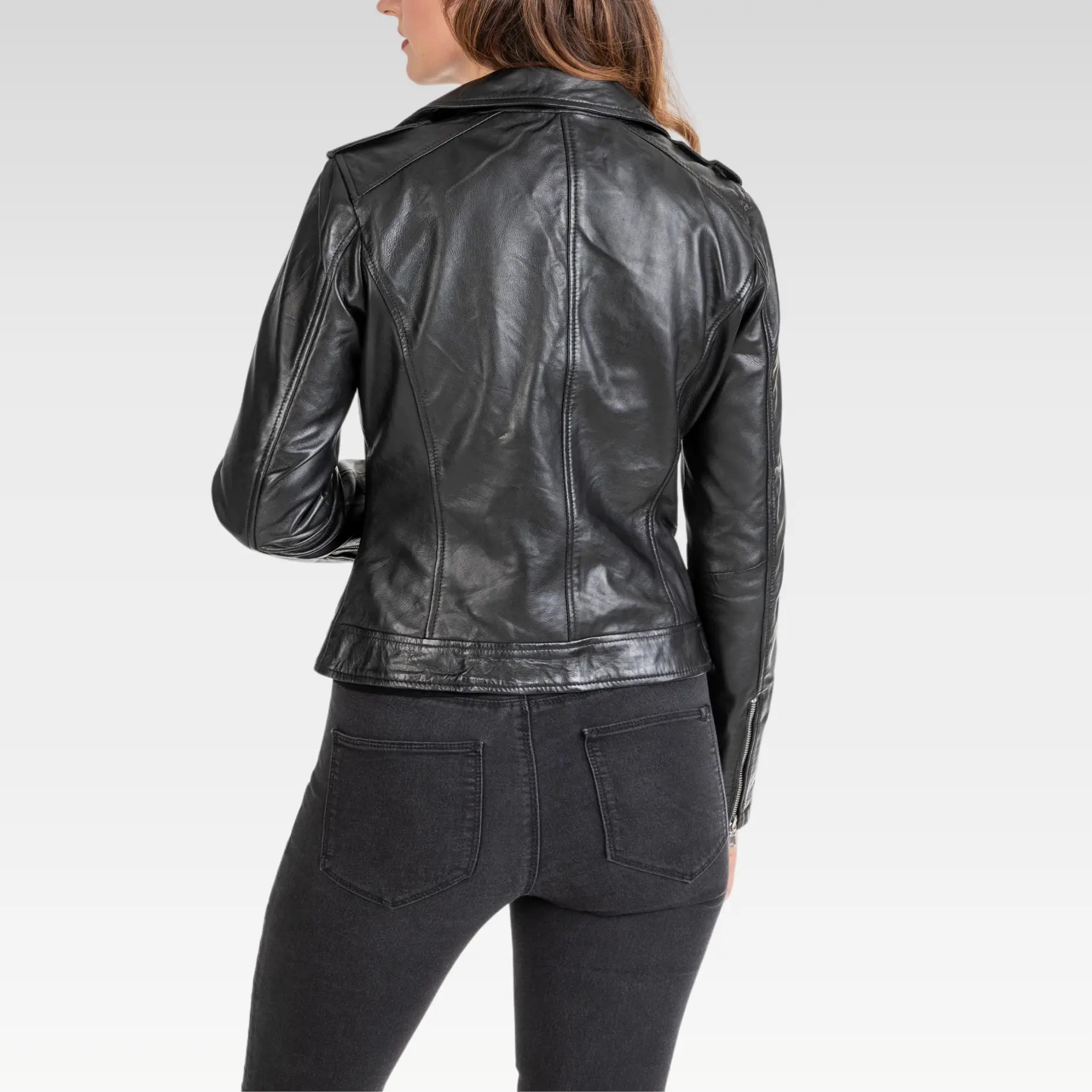 Julia Women's Leather Biker Jacket