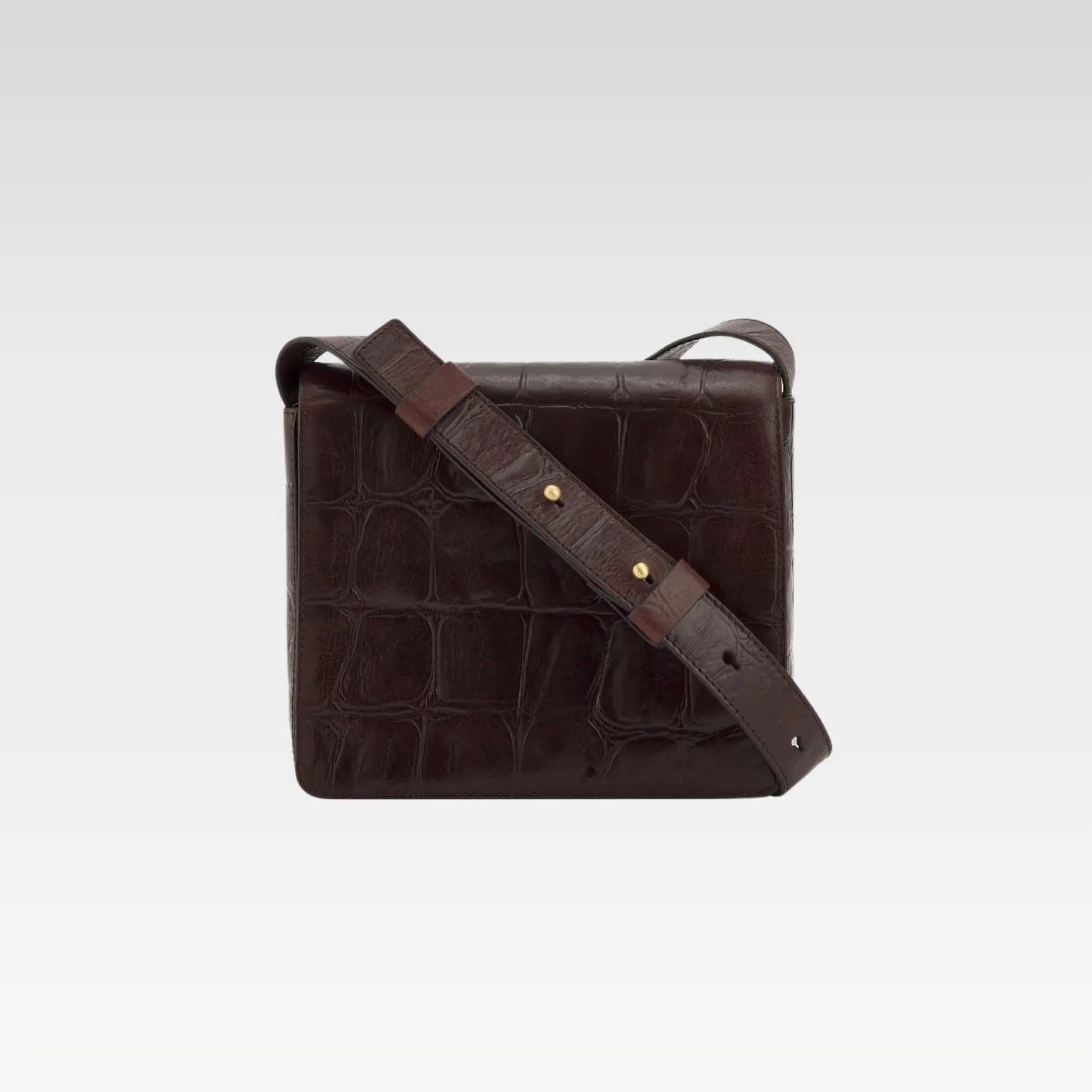 Leather coco shoulder bag woman