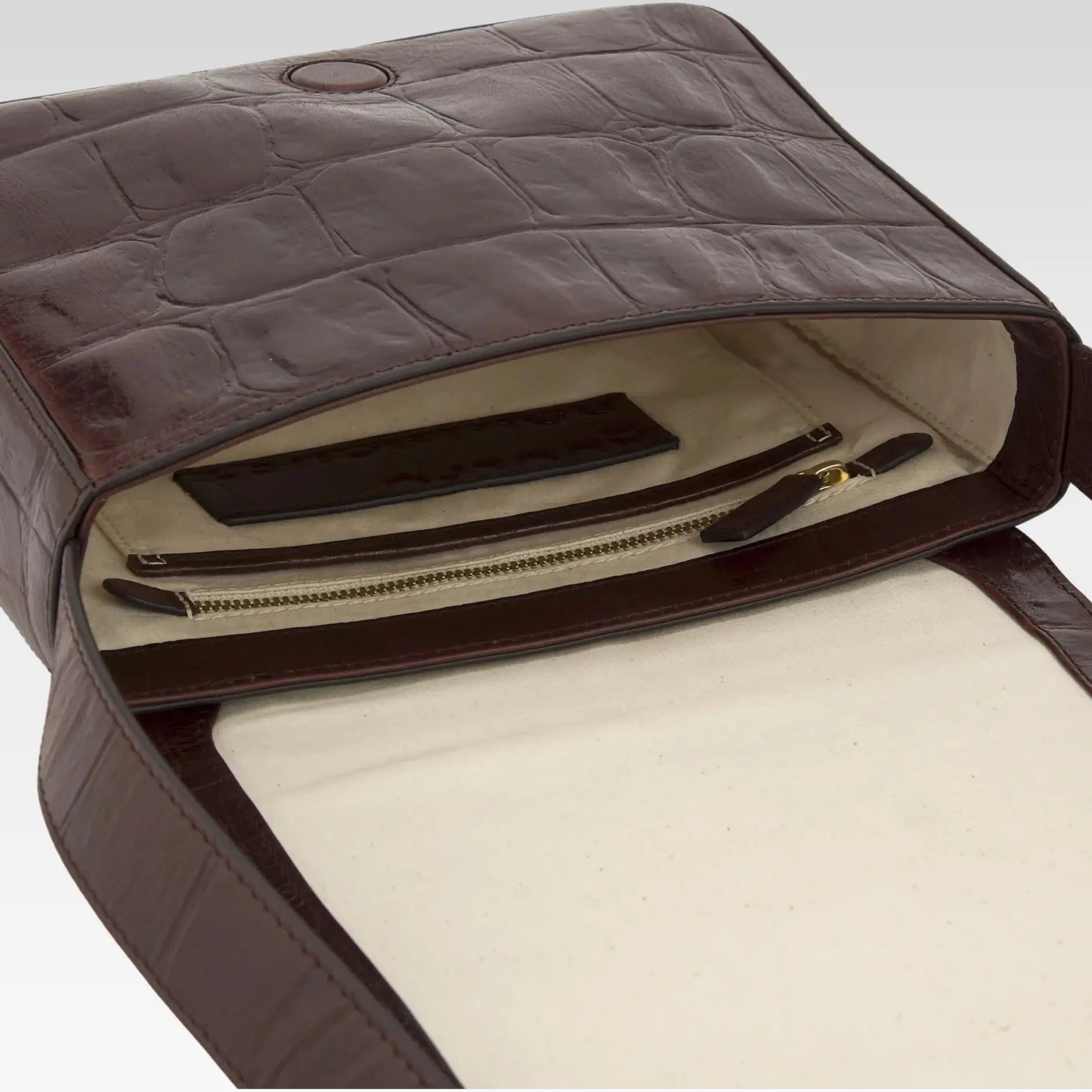 Leather coco shoulder bag woman