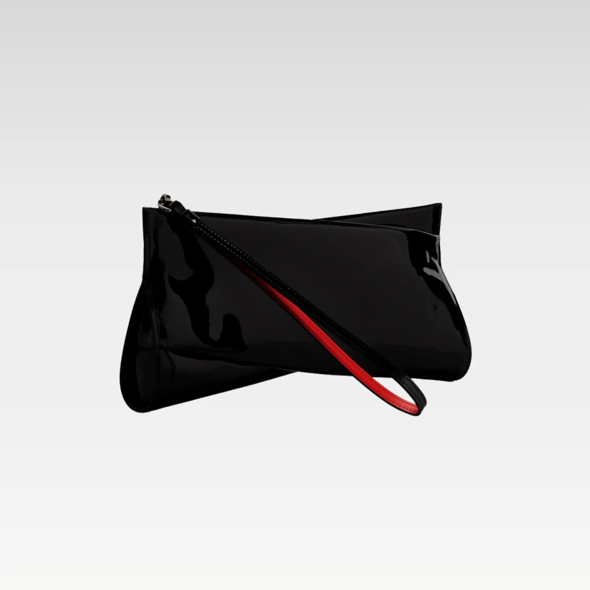 Loubitwist Clutch in Patent Leather