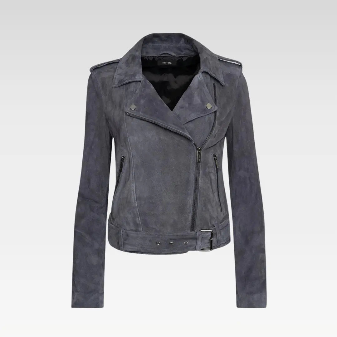Luther Suede Jacket - Charcoal